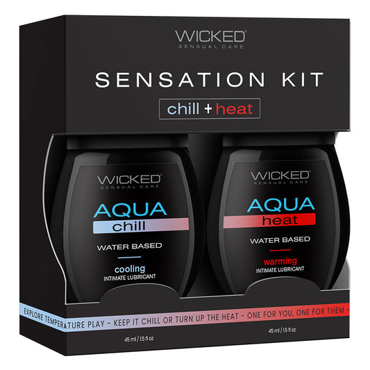 Wicked Sensual Care Sensations Kit Chill + Heat 2pk