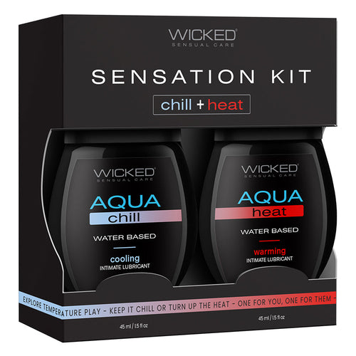 Wicked Sensual Care Sensations Kit Chill + Heat 2pk