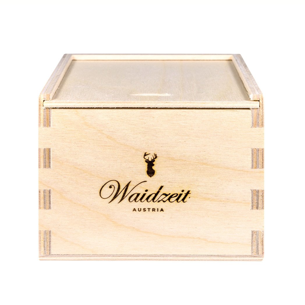 Waidzeit Chronograph Beer wooden strap Men