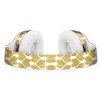 White and Gold Foil Hearts v11 Full-Body Skin Kit for the Beats by Dre