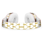 White and Gold Foil Hearts v13 Full-Body Skin Kit for the Beats by Dre