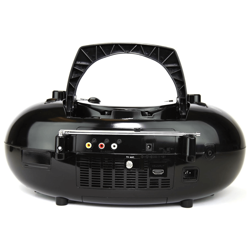 Emerson 7" Bluetooth DVD Boombox w AMFM Radio, Stereo Speakers &