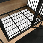 XL Double Dog Crate Furniture – Wooden Dog Kennel with Two
