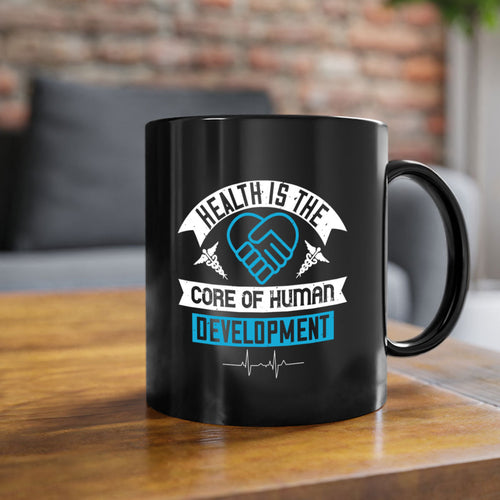 Health is the core of human development Style 41#- World Health-Mug /