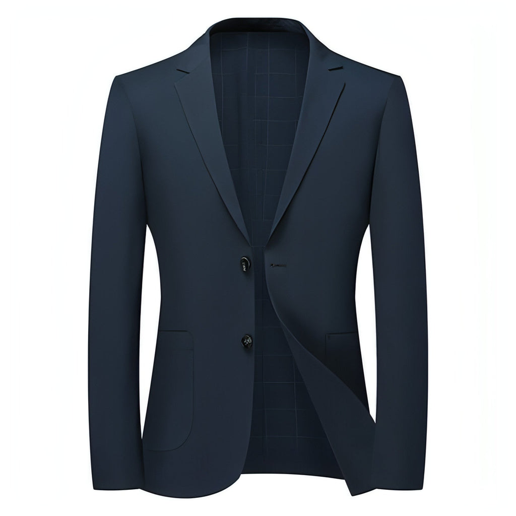 Men's Summer Thin Suit Men's Casual Fashion Business Light Ice Silk