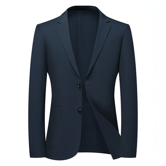 Men's Summer Thin Suit Men's Casual Fashion Business Light Ice Silk