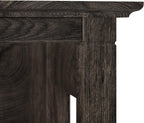 Bush Furniture Tall 5 Shelf Bookcase Dark Gray Hickory