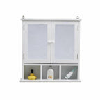 Levede 2 in 1 Bathroom Tallboy Furniture Toilet Storage Cabinet