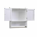 Levede 2 in 1 Bathroom Tallboy Furniture Toilet Storage Cabinet