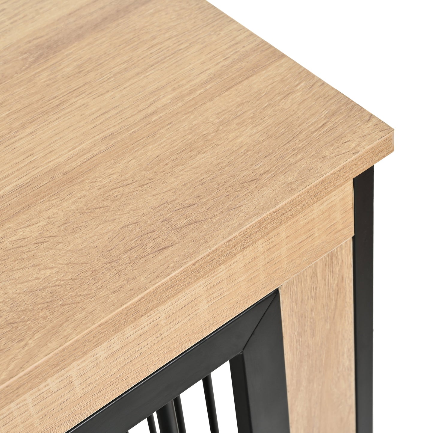 XL Double Dog Crate Furniture – Wooden Dog Kennel with Two