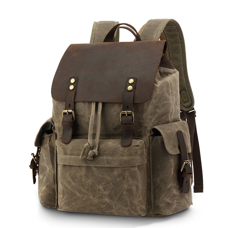 High Quality Fashion Canvas Backpack For Young Men
