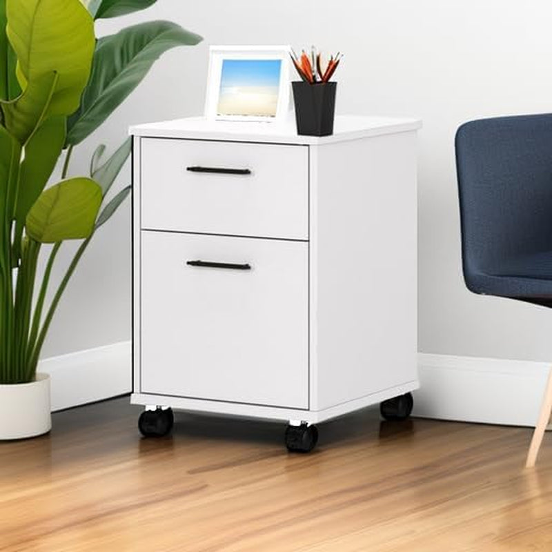 Bush Furniture Key West 2 Drawer Mobile File Cabinet For Home Office