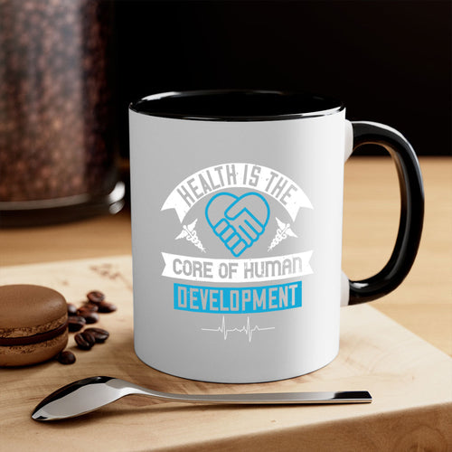 Health is the core of human development Style 41#- World Health-Mug /