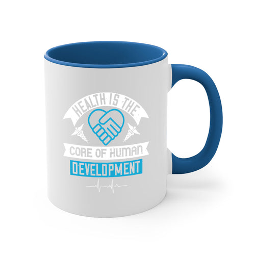 Health is the core of human development Style 41#- World Health-Mug /