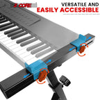 5Core Keyboard Stand Z Style Heavy Duty Sturdy Piano Riser Height
