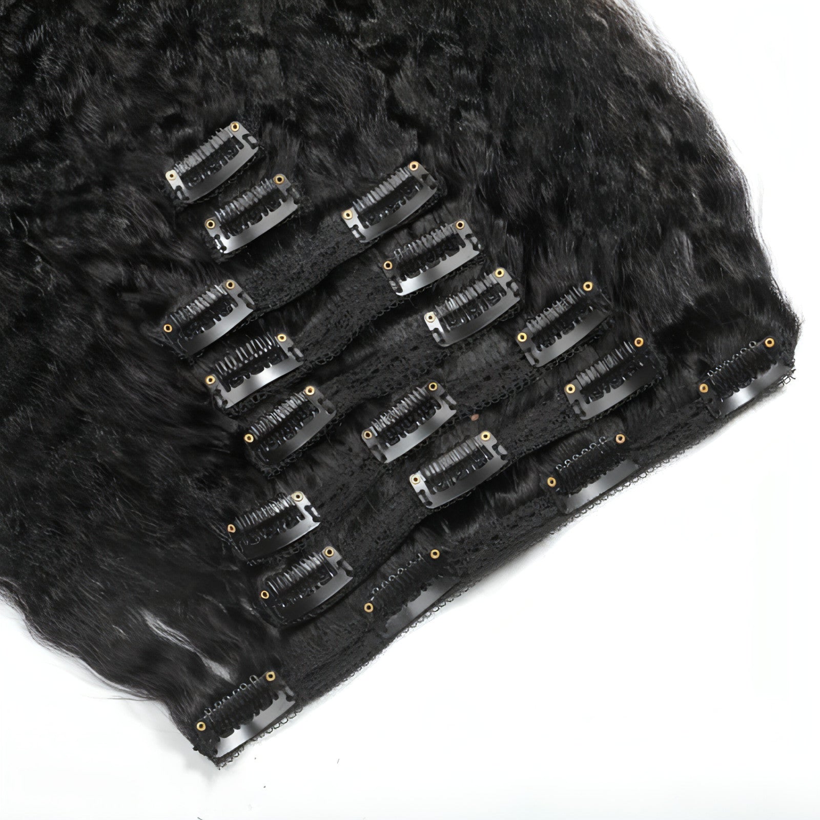 LuxeWave™ Natural Kinks – Clip-In Hair Volume, Redefined