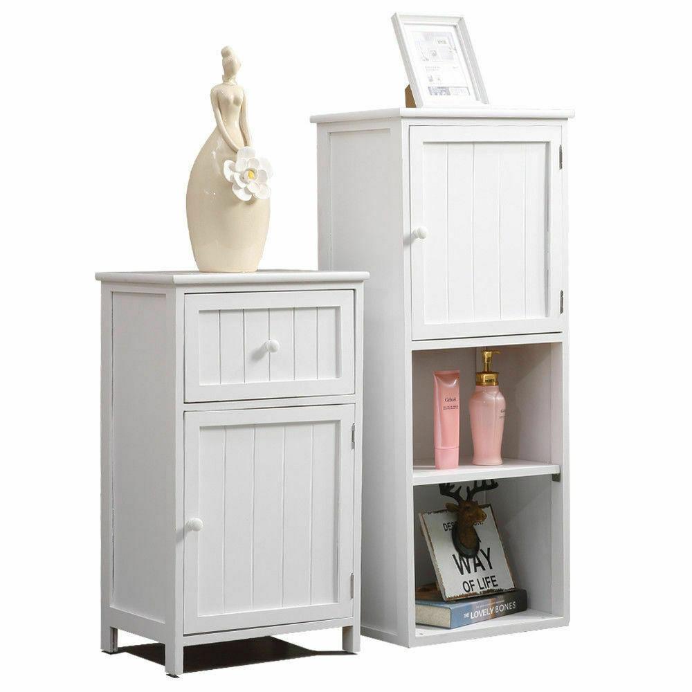 Levede 2 in 1 Bathroom Tallboy Furniture Toilet Storage Cabinet