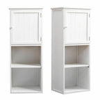 Levede 2 in 1 Bathroom Tallboy Furniture Toilet Storage Cabinet