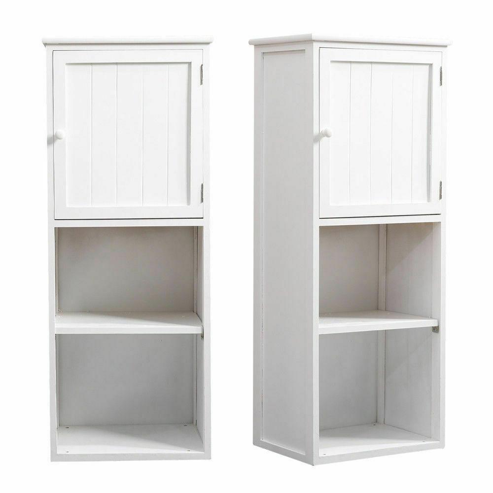 Levede 2 in 1 Bathroom Tallboy Furniture Toilet Storage Cabinet