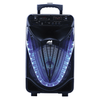 Naxa Portable 12 inch Bluetooth Party Speaker with Disco Light