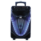 Naxa Portable 12 inch Bluetooth Party Speaker with Disco Light