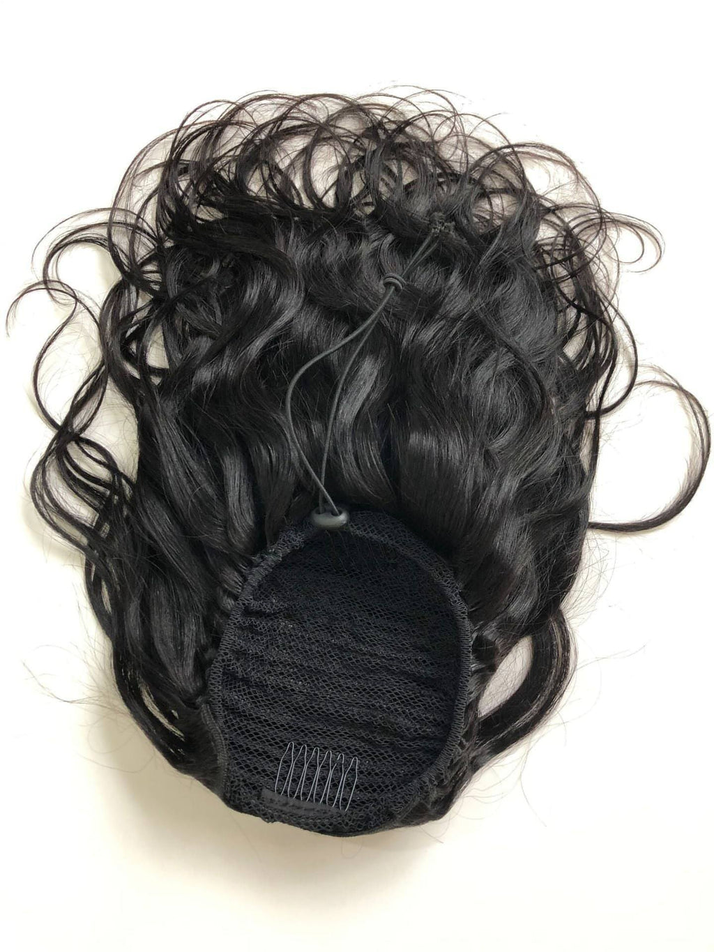 Real Hair Wigs Ponytail Hair Wholesale Gradient Color Natural Curve