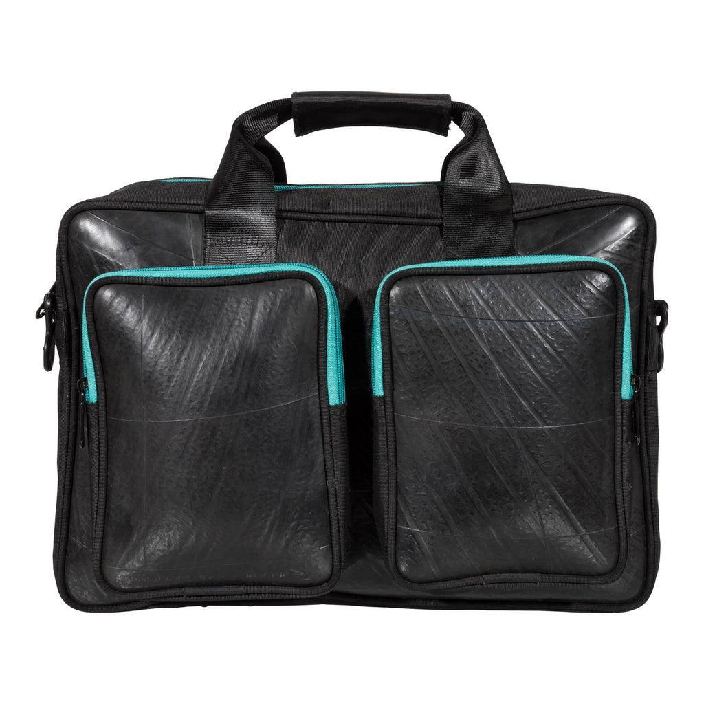 Laptopbag Mountain Panda from upcycled tyretube