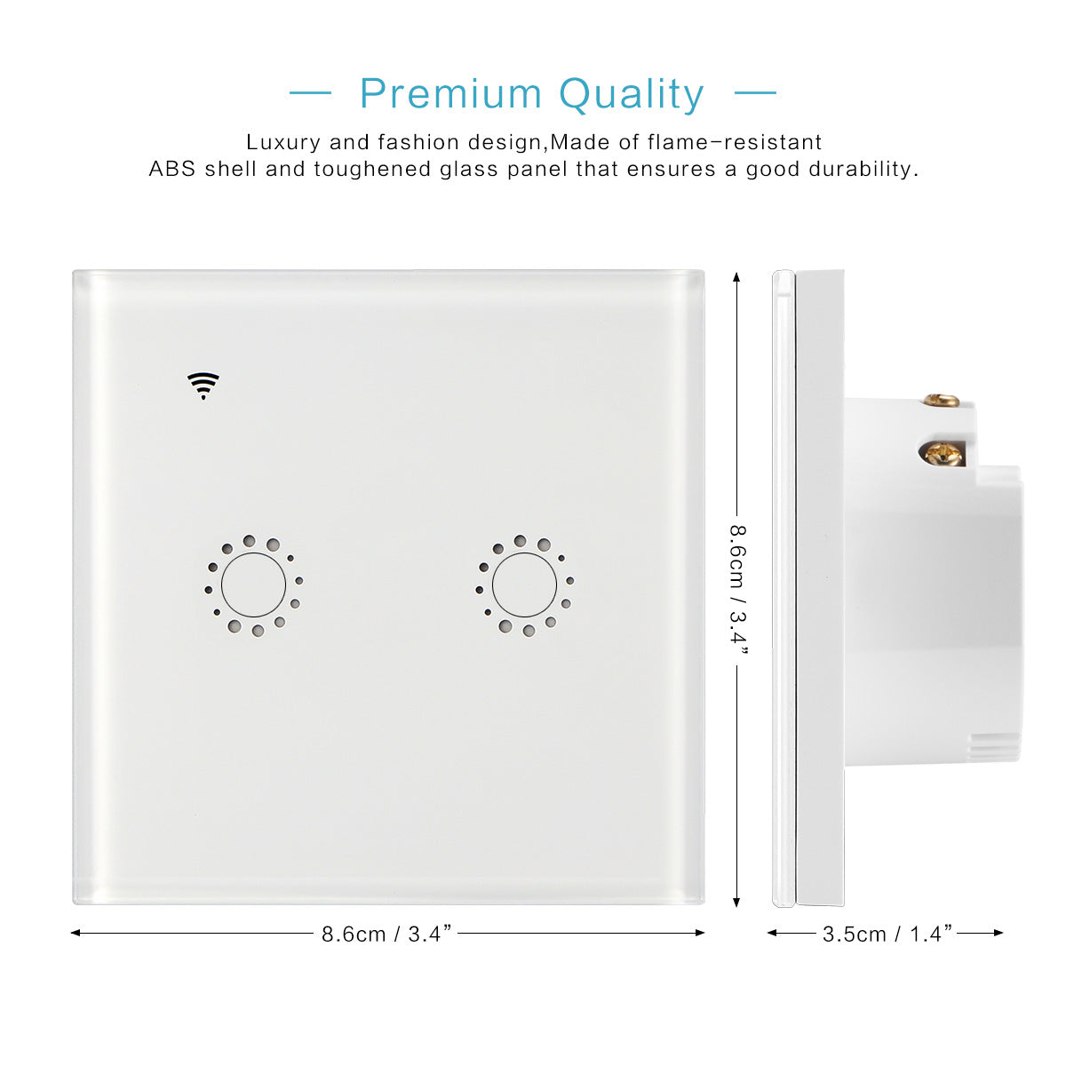 86 Type Smart Home Touch Switch EU Standard