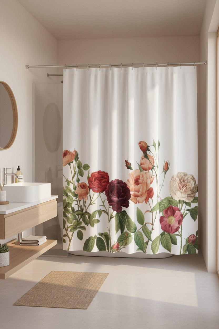 Rose Garden Shower Curtains Home Decor