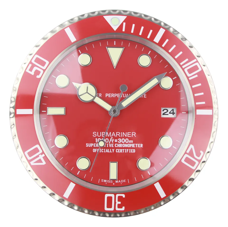 Luxury Metal Watches Art Clock Modern Decorations Wall Clock