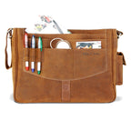 MacCase Premium Leather 16" MacBook Pro Messenger Bag