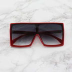 MQ Alva Sunglasses in Red / Smoke