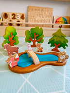 QToys Australia (USA) Woodland Animal Play Set