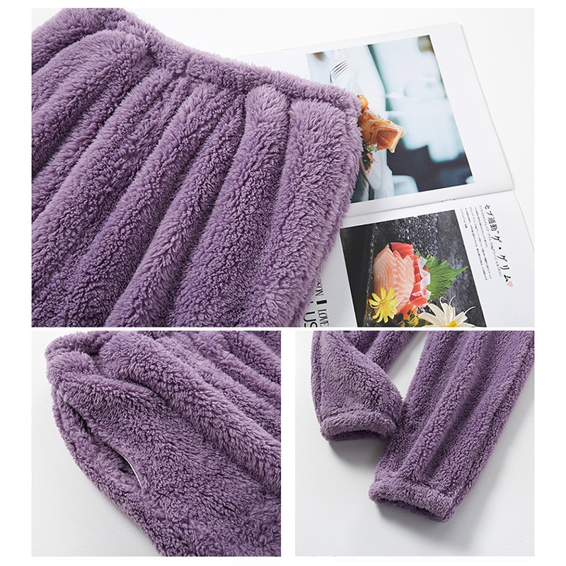 Flannel Pajamas Pajamas Set Thickening Couples Home Service