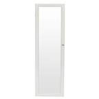 Wood Whole Body Mirror Jewelry Storage Dressing Mirror Cabinet