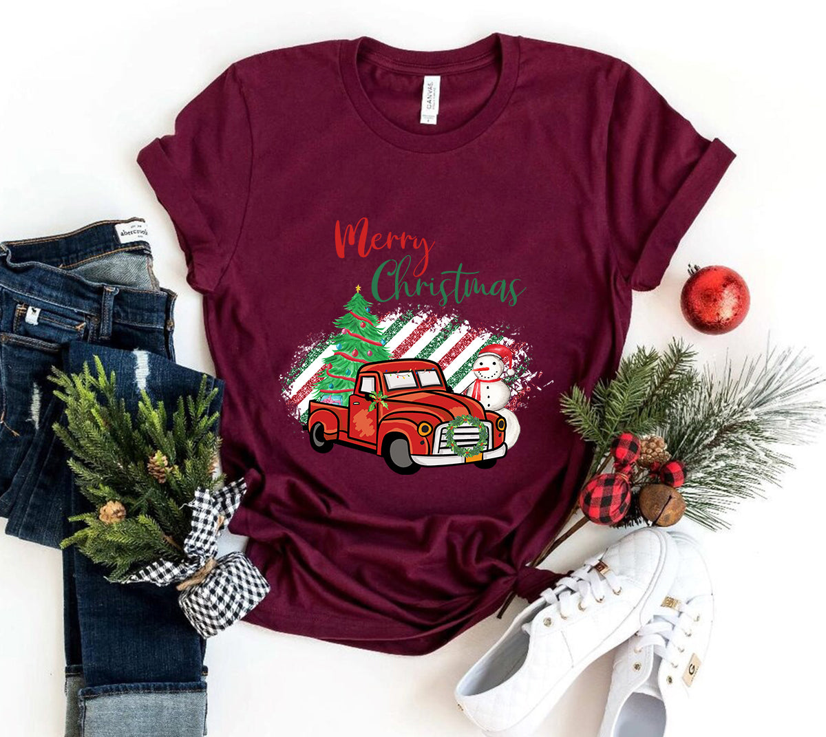Merry Christmas And Vintage Shirt