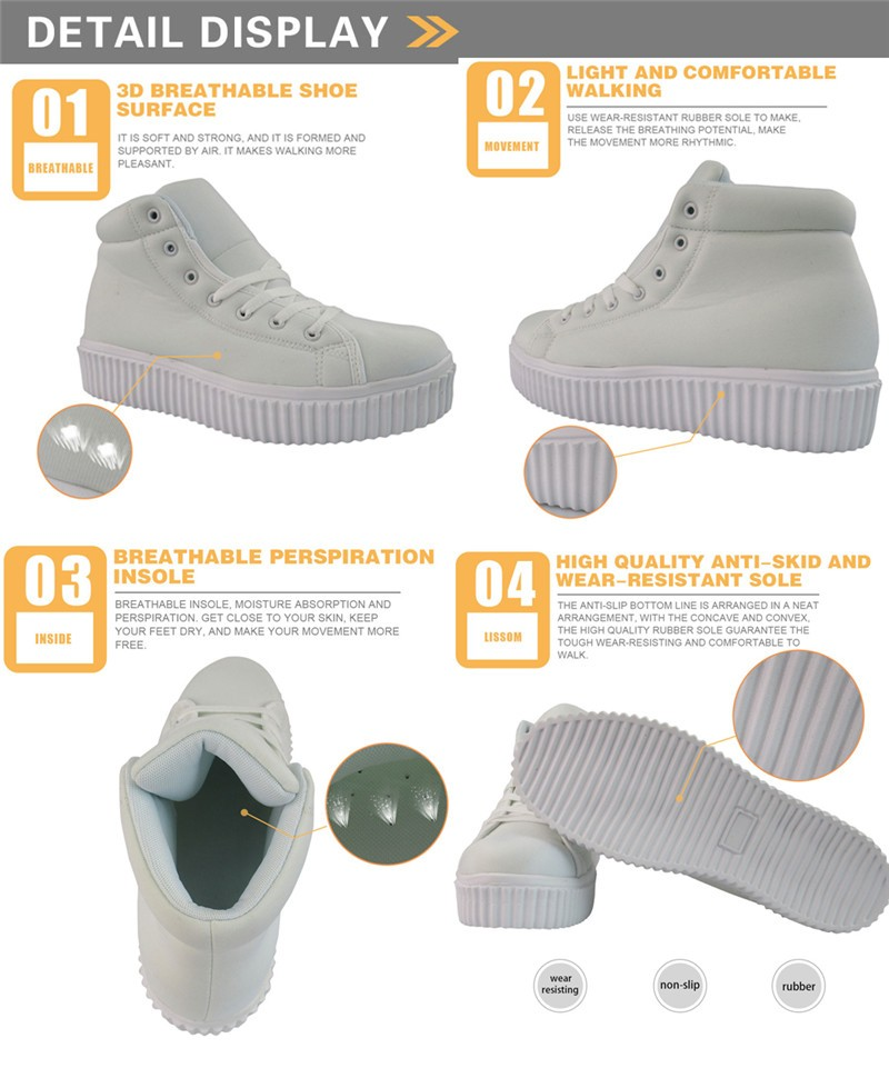 PrintKicks™ – Custom High-Top Platform Sneakers (Women)