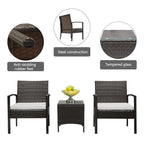 Home Garden Furniture Coffee Table Rattan Sofa Set