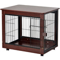 Furniture Style Pet Dog Crate Cage End Table