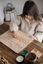 QToys Australia Capital letter lacing board