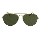 MQ Wright Sunglasses in Gold / G15 Green