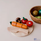 QToys Australia (USA) Color Fruit basket 9 pcs ( with knife and