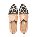 Calf Hair Leather Flat Shoes- Sapien by Lordess