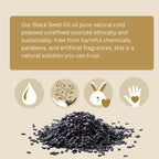 Black Seed Oil (organic, cold pressed, unrefined)