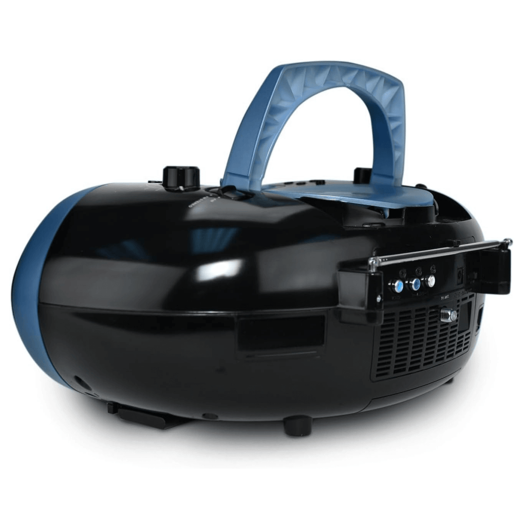 Emerson 7" Bluetooth DVD Boombox w AMFM Radio, Stereo Speakers &