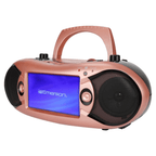 Emerson 7" Bluetooth DVD Boombox w AMFM Radio, Stereo Speakers &