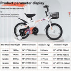 MiniRider™ 16 – 16-Inch Sport Bike for Kids (White, with Training
