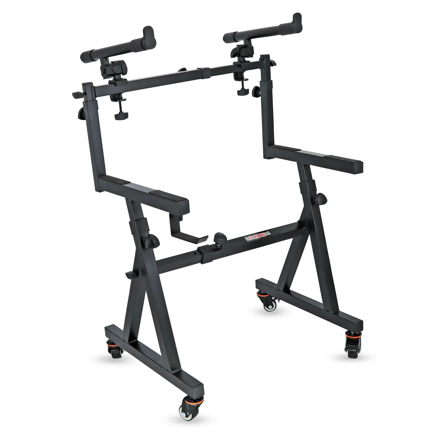 5Core 2 Tier Keyboard Stand Z Style Adjustable Electric Piano Riser