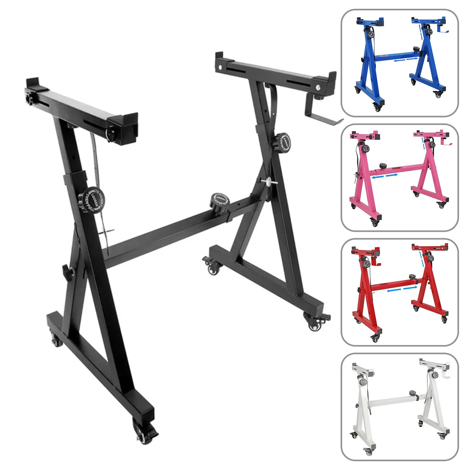 5Core Keyboard Stand Z Style Sturdy Adjustable Electric Piano Riser