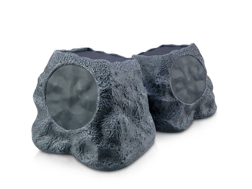 SoundPro 1-Pair Bluetooth Multi-Link Solar Rechargeable Wireless Rock